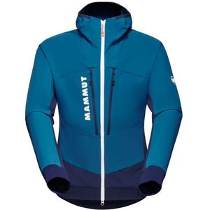 Mammut Aenergy SO Hybrid Hooded Jacket Softshelljack (Heren |blauw)