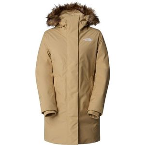 The North Face Womens Arctic Parka Lange jas (Dames |beige |waterdicht)