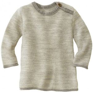 disana Kids Melange-Pullover Merinotrui (Kinderen |grijs/beige)