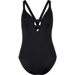 Seafolly - Women's Collective Deep V Badpak - Zwart - 87% Polyamide, 13% Elastaan