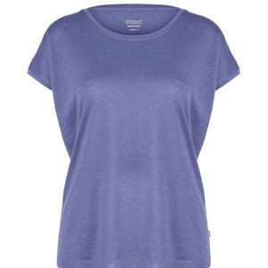 Stoic Womens Merino150 MMXX T-Shirt loose Merinoshirt (Dames |purper)