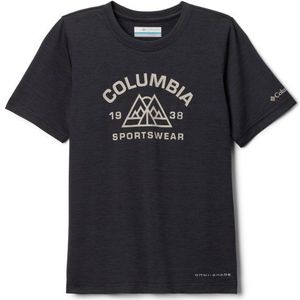 Columbia Kids Mount Echo Graphic Shirt S/S Sportshirt (Kinderen |zwart)