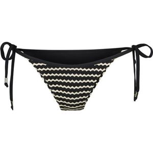 Seafolly Womens Mesh Effect Tie Side Rio Pant Bikinibroekje (Dames |zwart)