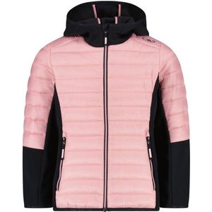 CMP Girls Jacket Hybrid Fix Hood Hybride jas (Kinderen |roze)