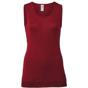 Engel Natur - Longtop - Bordeauxrood - Lang Hemd van Zijde en Merino Wol - GOTS