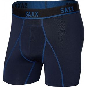 Saxx Kinetic Light-Compression Mesh Boxer Brief Synthetisch ondergoed (Heren |blauw)