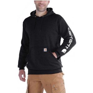 Carhartt Sleeve Logo Hooded Sweatshirt Hoodie (Heren |zwart)