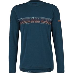 Zimtstern - Trailflowz Shirt L/S - Longsleeve - Blauw