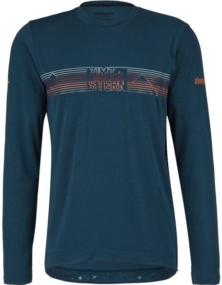 Zimtstern - Trailflowz Shirt L/S - Longsleeve - Blauw