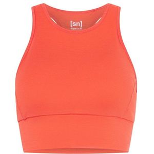 supernatural Womens Liquid Flow Top Sportbeha (Dames |rood)