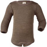 Engel - Baby-Body - Bruin - Langarm - Merino-ondergoed
