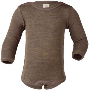 Engel - Baby-Body - Bruin - Langarm - Merino-ondergoed