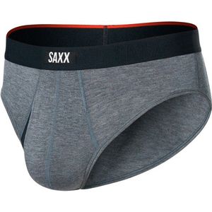 Saxx Vibe Xtra Brief Fly Ondergoed (Heren |grijs)