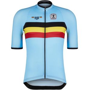 Bioracer Belgium Icon Classic Jersey Fietsshirt (Heren |blauw)