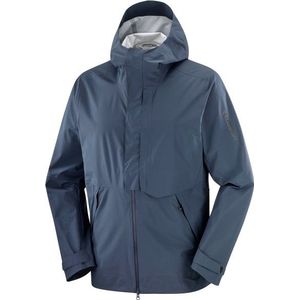 Salomon Outerpath Pro 25L Jacket Regenjas (Heren |blauw |waterdicht)