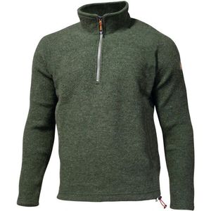Ivanhoe of Sweden Brodal Half Zip Wollen trui (Heren |olijfgroen)