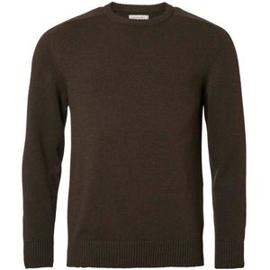 Chevalier Wykin Wool Pullover Trui (Heren |zwart/bruin)