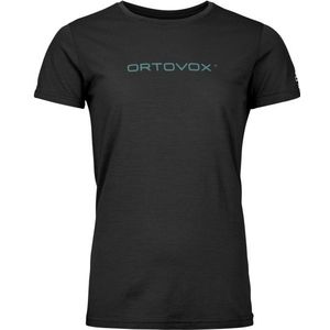 Ortovox Womens 150 Cool Brand T-Shirt Merinoshirt (Dames |zwart)