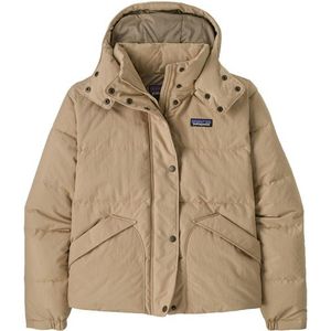 Patagonia - Downdrift Jacket - Damesjas - Oar Tan w/Seabird Grey - Nylon