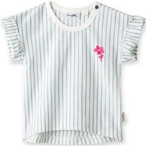 Sanetta Pure Baby + Kids Girls LT 1 T-shirt (Kinderen |wit/grijs)