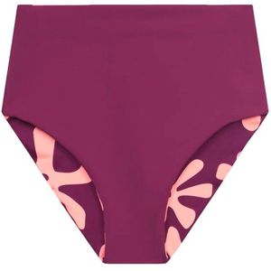 MYMARINI Womens Highwaist Shorts Bikinibroekje (Dames |purper)