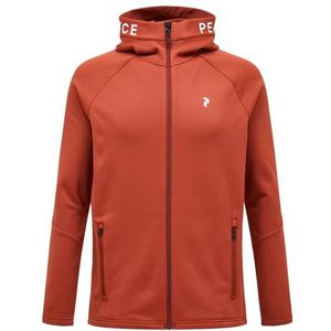 Peak Performance Rider Zip Hood Fleecevest (Heren |rood)