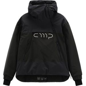 CMP Womens Jacket Fix Hood with Logo Ski-jas (Dames |zwart |waterdicht)