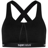 Super.natural - W FEEL GOOD BRA - Sportbeha - Merinowol - Zwart