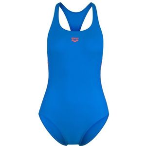 Arena Womens Icons Swimsuit Racer Back Solid Badpak (Dames |blauw)