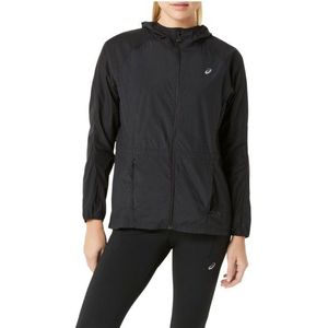 Asics Womens Road Packable Jacket Hardloopjack (Dames |zwart)