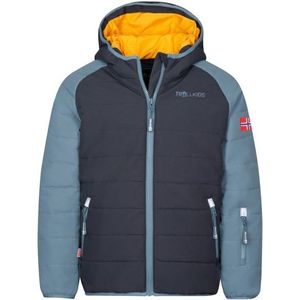 Trollkids Kids Hafjell Snow Jacket Pro Ski-jas (Kinderen |grijs/blauw |waterdicht)