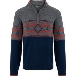 Sherpa Tej Eco 1/4 Zip Merinotrui (Heren |blauw)