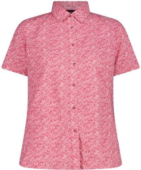 CMP - Dames Ruitjesoverhemd - Stretch - Korte Mouwen