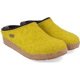 Haflinger Klompen muilezels voor dames Grizzly Kris 711056, grootte:37 EU, kleur:Geel