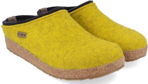 Haflinger Klompen muilezels voor dames Grizzly Kris 711056, grootte:37 EU, kleur:Geel