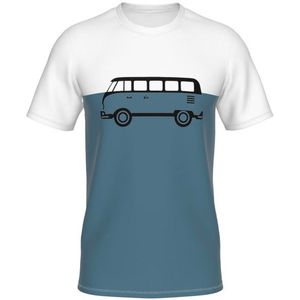 Elkline Four Wheels To Freedom Träumweiter T-shirt (blauw/wit)