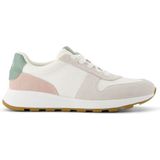 TOMS Trvl Lite retro sneakers voor dames, Egret Multi Suede, 42.5 EU