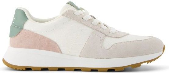 TOMS Trvl Lite retro sneakers voor dames, Egret Multi Suede, 42.5 EU