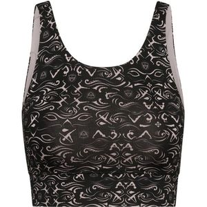 Hey Honey Womens Bustier Samadhi Sportbeha (Dames |zwart/grijs)