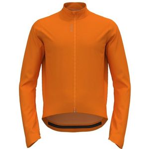 Odlo Jacket Zeroweight PK Waterproof Fietsjack (Heren |oranje |waterdicht)