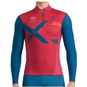 Sportful Squadra Jersey Langlaufjas (Heren |rood/blauw)