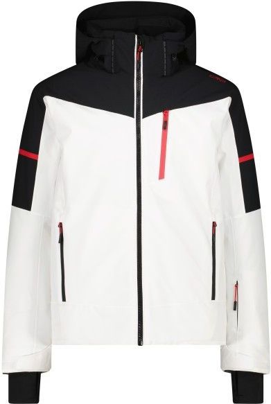 CMP Jacket with Zip Hood Regenjas (Heren |wit |waterdicht)