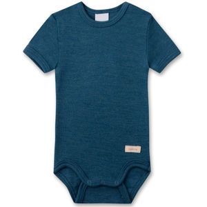 Sanetta Kids Wool Body S/S Merino-ondergoed (Kinderen |blauw)
