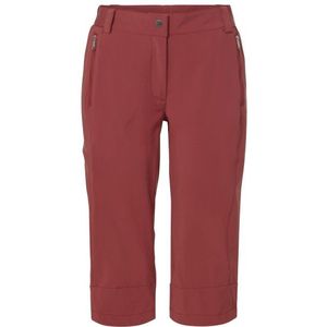 Vaude - Farley Stretch Capri III - Trekkingbroek - Rood - DWR-geïmpregneerd