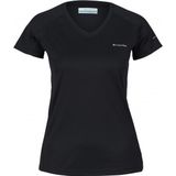 Columbia Womens Zero Rules Short Sleeve Shirt Sportshirt (Dames |zwart)