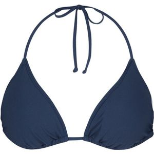 Barts Womens Solid Triangle Bikinitop (Dames |blauw)