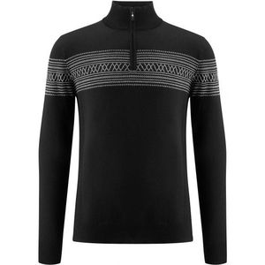 We Norwegians Signature ZipUp Merinotrui (Heren |zwart)