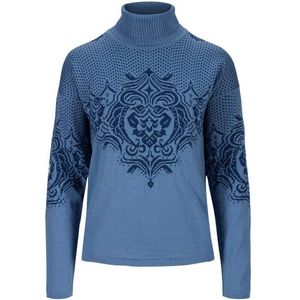 Dale of Norway Womens Rosendal Sweater Merinotrui (Dames |blauw)
