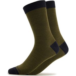 Heber Peak Merino SylvaHe Crew 2 Pack Multifunctionele sokken (olijfgroen)