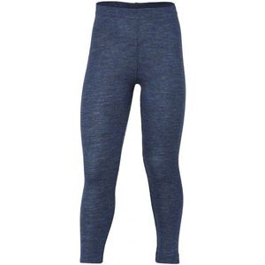 Engel Kinder Leggings Merinoschurwolle Merino-ondergoed (Kinderen |blauw)